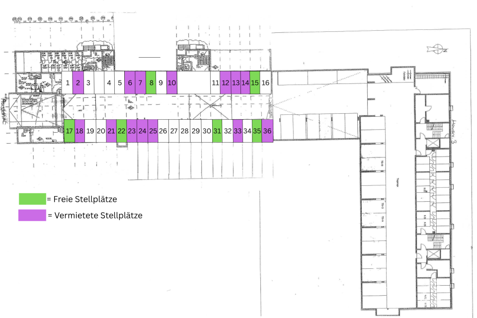 Stellplätze verfügbar